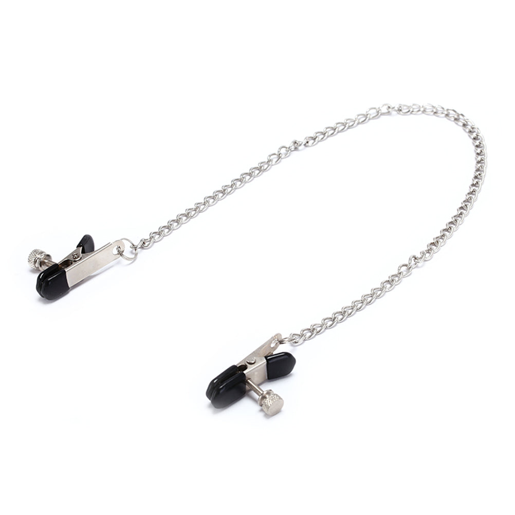 Butterfly Style Stainless Steel Metal Chain Nipple Milk Clips Breast Clip Slaves Nipple Clamps Exotic  Accessories